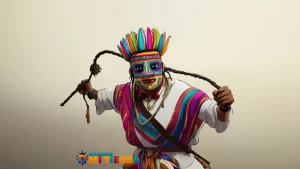 Diablo huma, máscara, acial o látigo